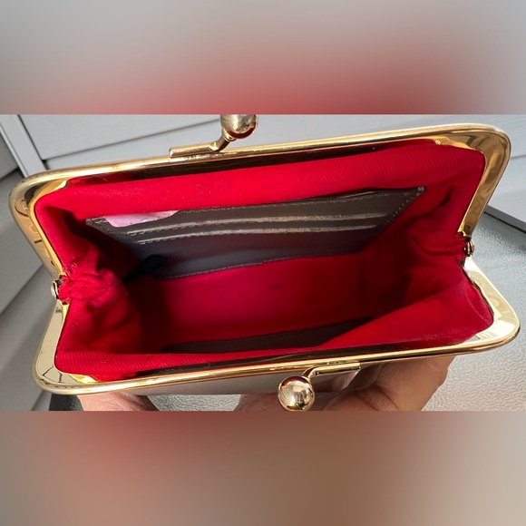 Dooney & Bourke Small Leather Framed Credit Card Coin Wallet 👛 - Picture 3 of 6